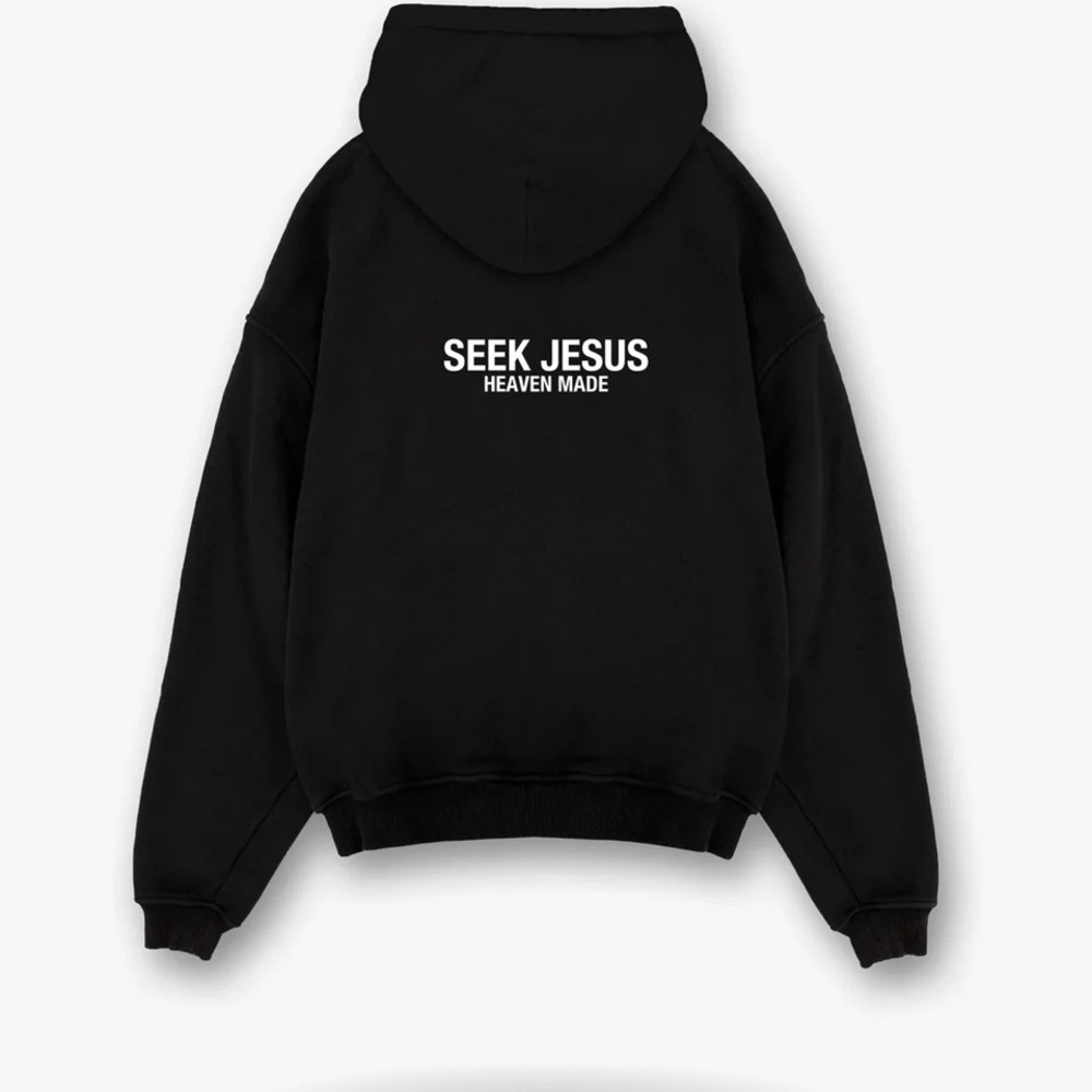 🖤 Seek Jesus X Heaven Made Hoodie 🤍✝️